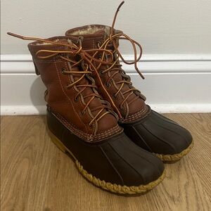 L.L. Bean 8” Shearling-Lined Insulated Bean Boots Size 7
